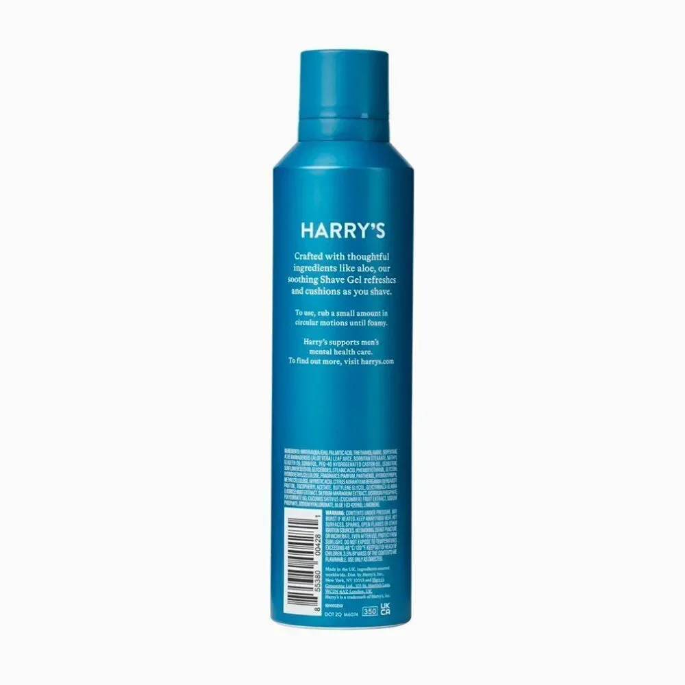 NEW Harry's Foaming Shave Gel with Aloe 6.7oz